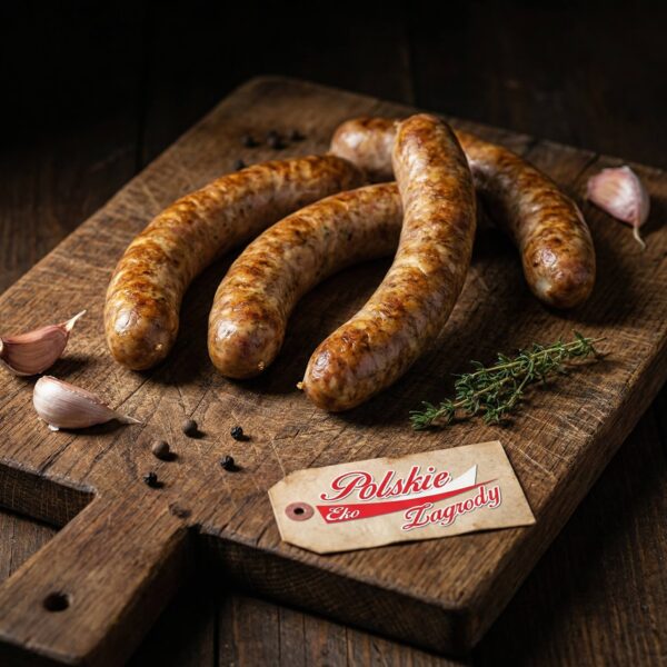 kiełbasa grillowa eko, kiełbasa bio kurczak, kiełbasa ekologiczna na grilla, kiełbasa 98% mięsa bio, kiełbasa bez konserwant&oacute;w, mięso grillowe eko, sklep bio mięso online polska